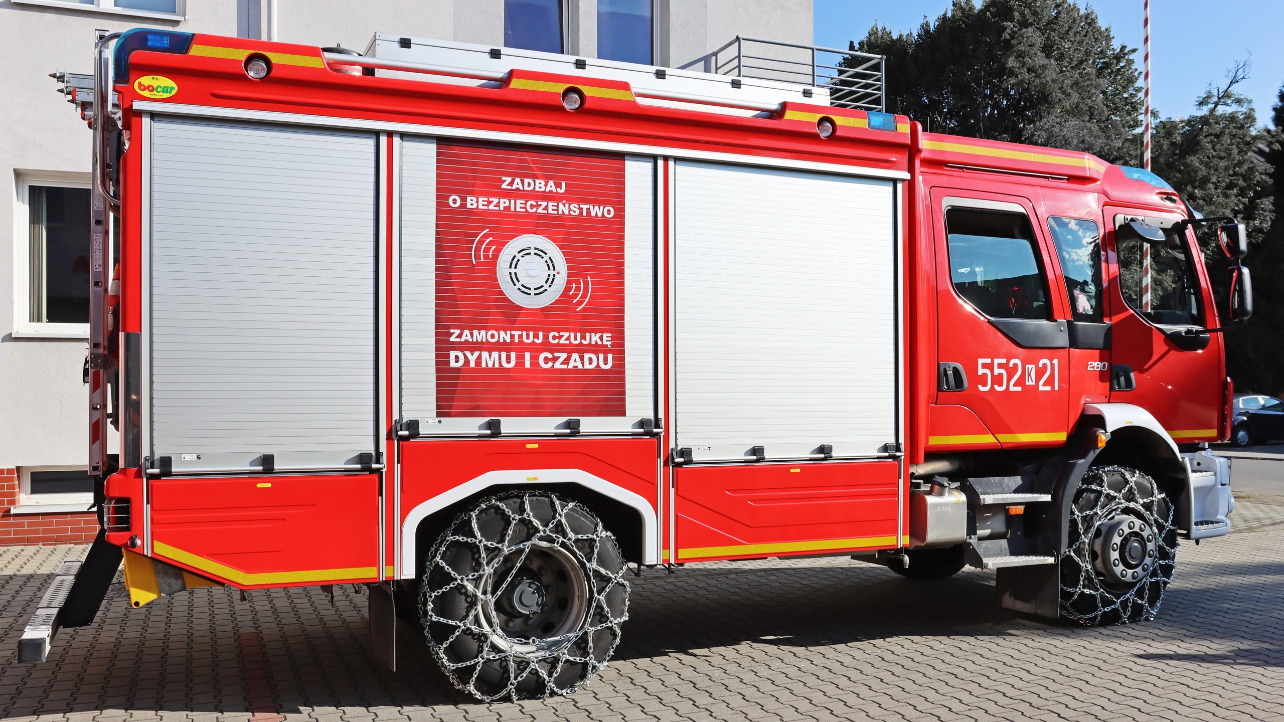 łańcuchy śniegowe do pojazdów pożarniczych pewag uniradial GR 94 SED 11R22,5 (1)