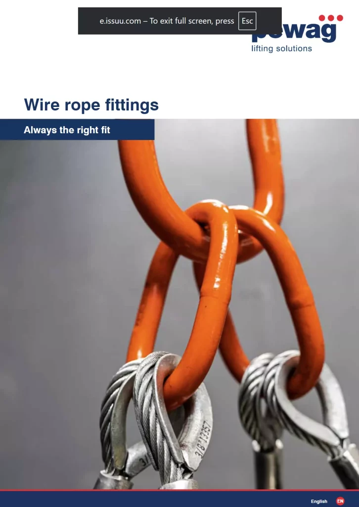 Wire rope fittings