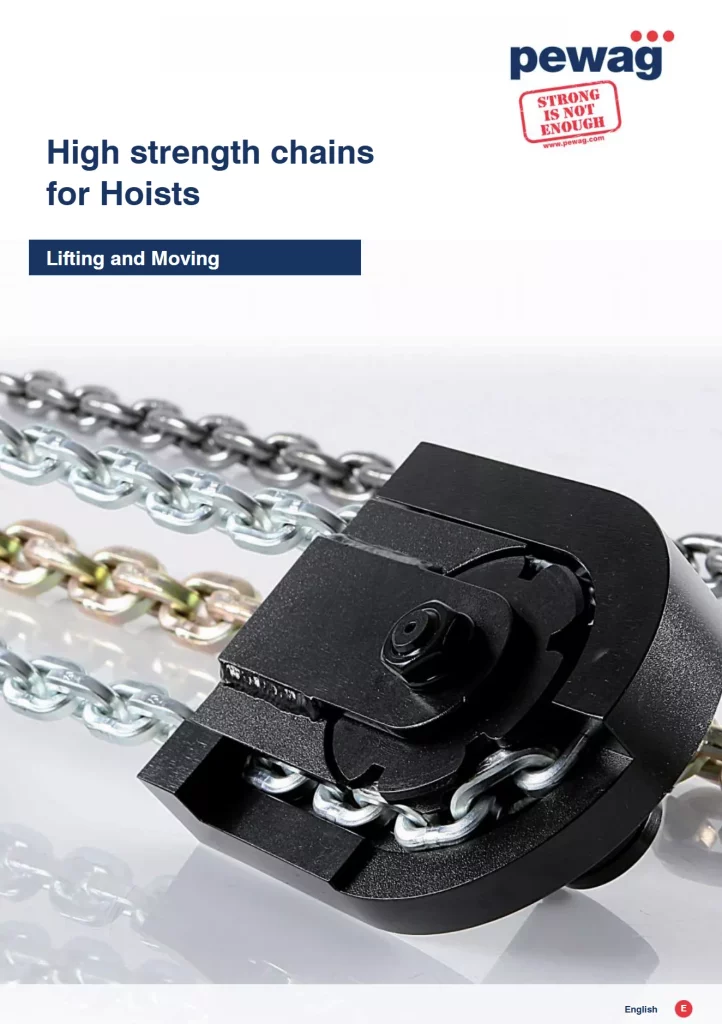 High strength Chains for Hoists