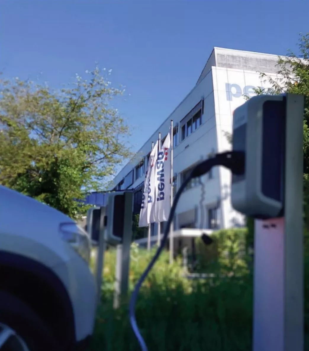 pewag's commitment to sustainability is exemplified in the continued use of electric vehicles