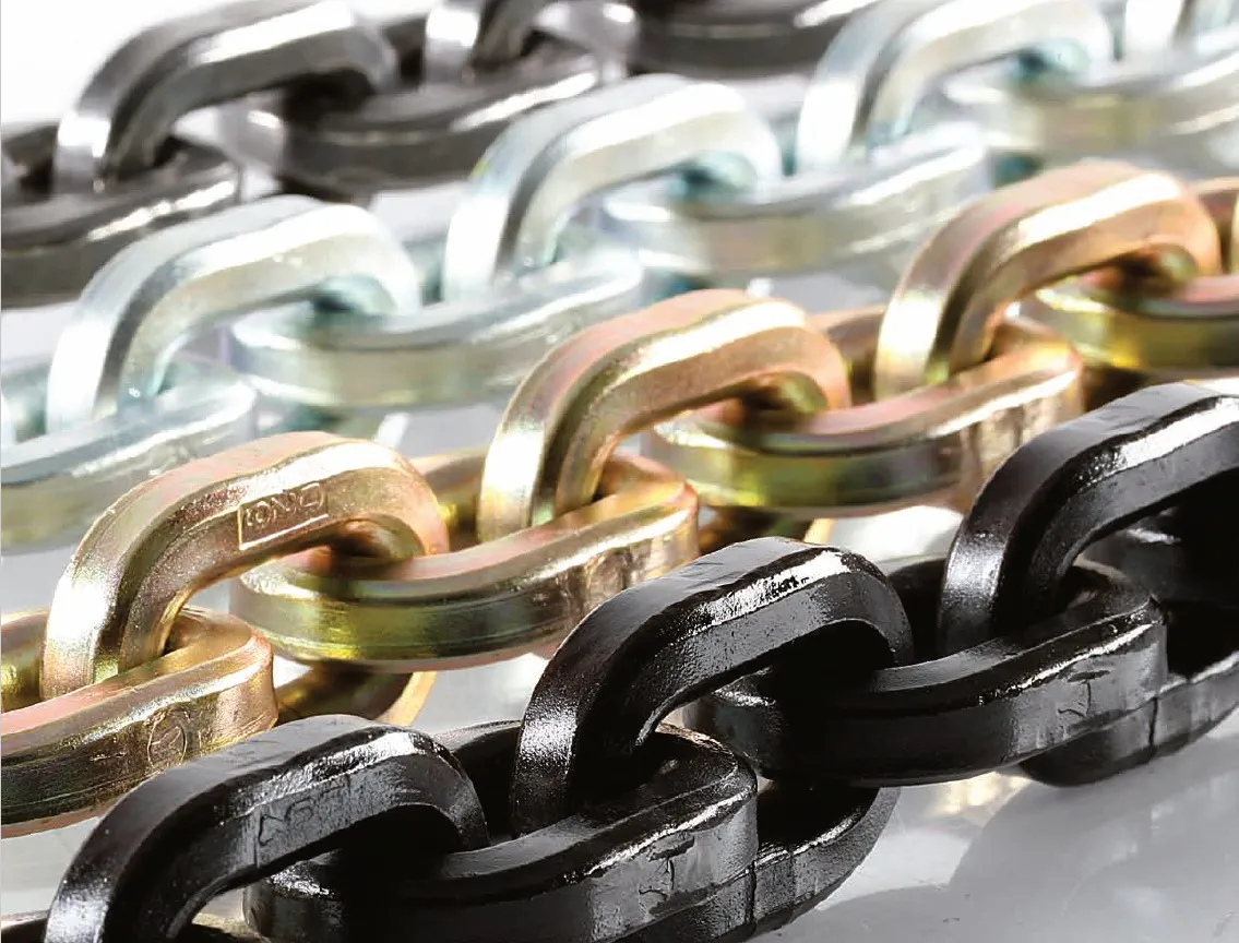Replacement Hoist Chains in various finishes for different applications