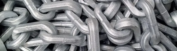 Coiled conveyor chains
