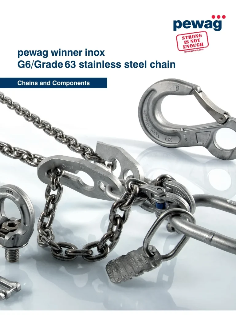 pewag winner inox G6/Grade 63 stainless steel chain