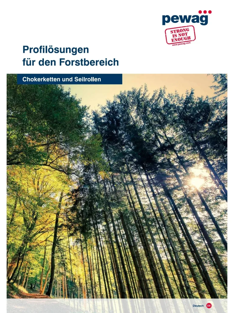 pewag Chockerketten und Seilrollen