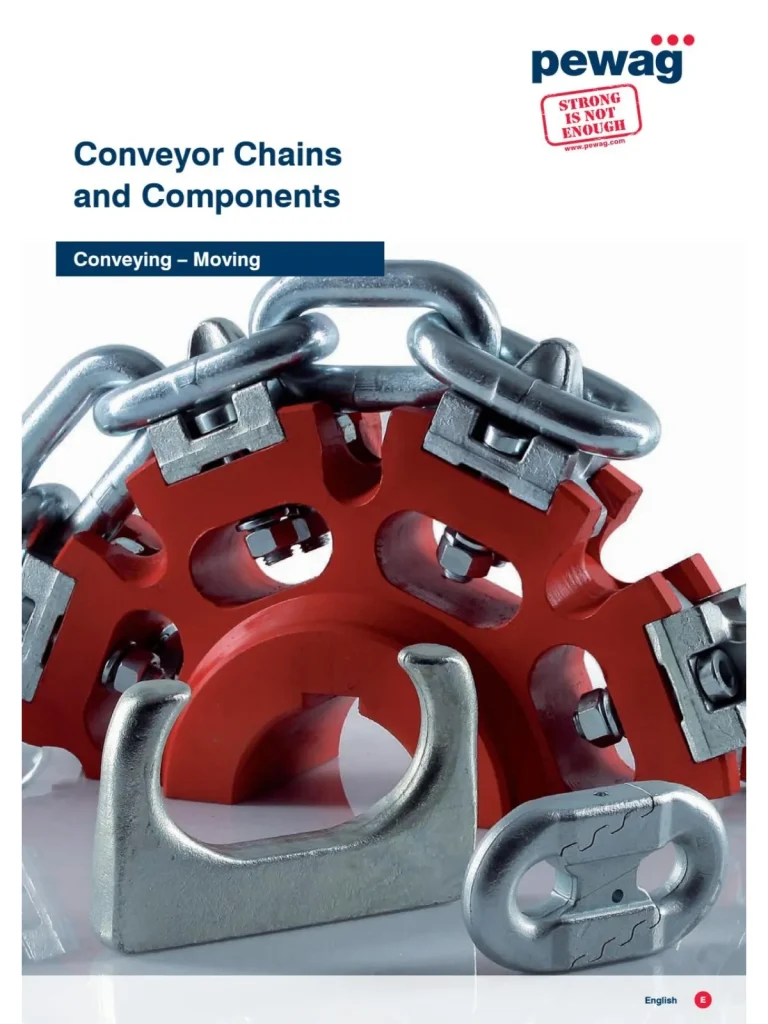 Bucket elevator chains and components