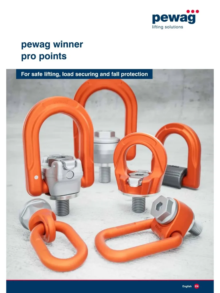 pewag winner profilift lifting points