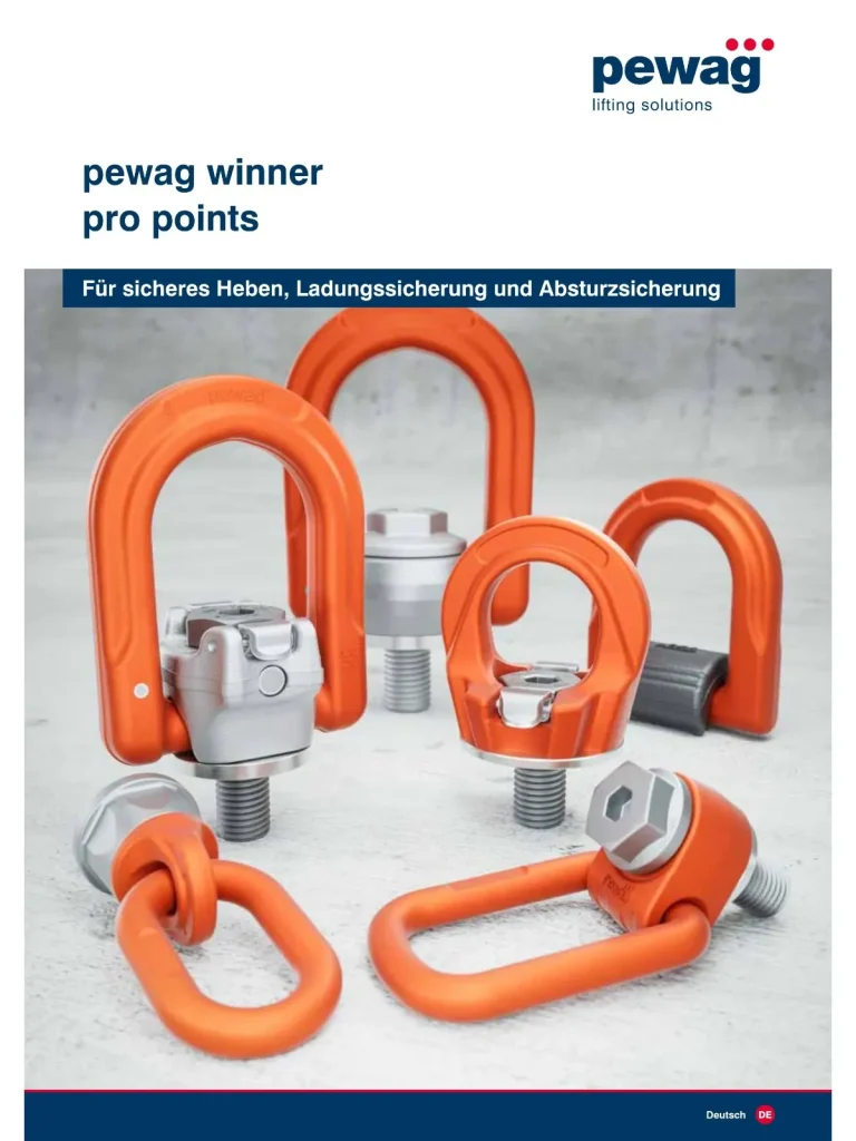 pewag Anschlagpunkte