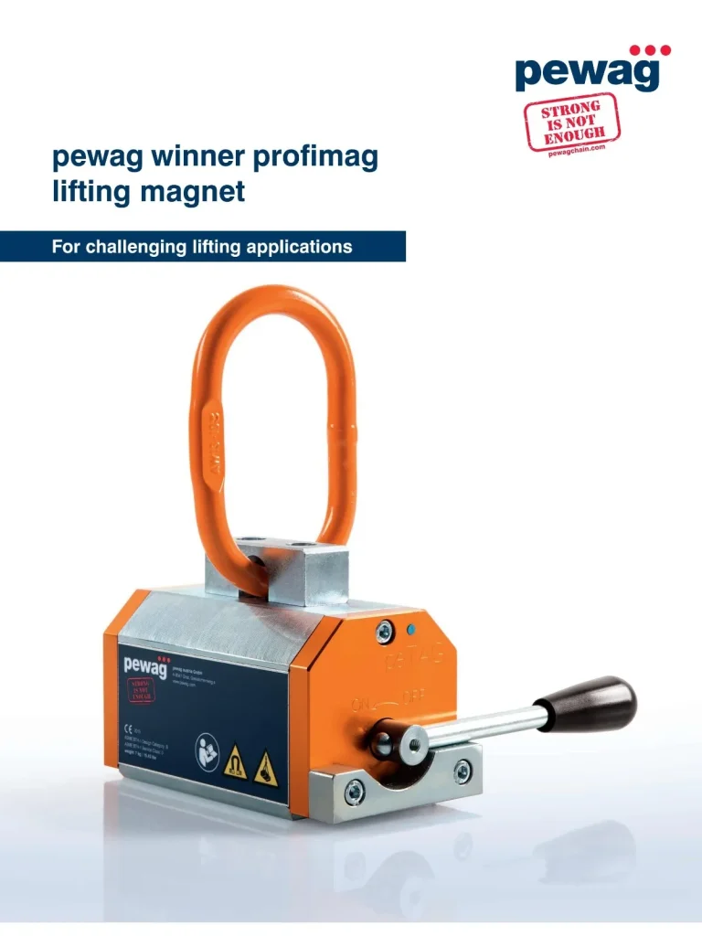pewag winner profimag lifting magnet