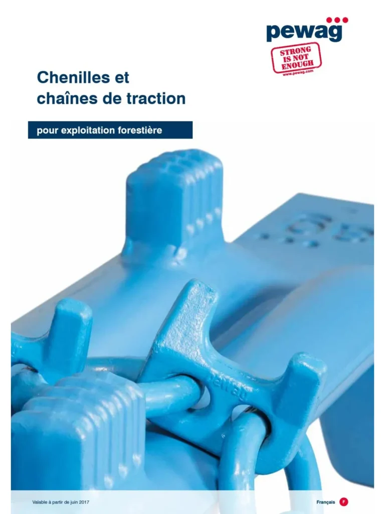 Chenilles et chaînes de traction