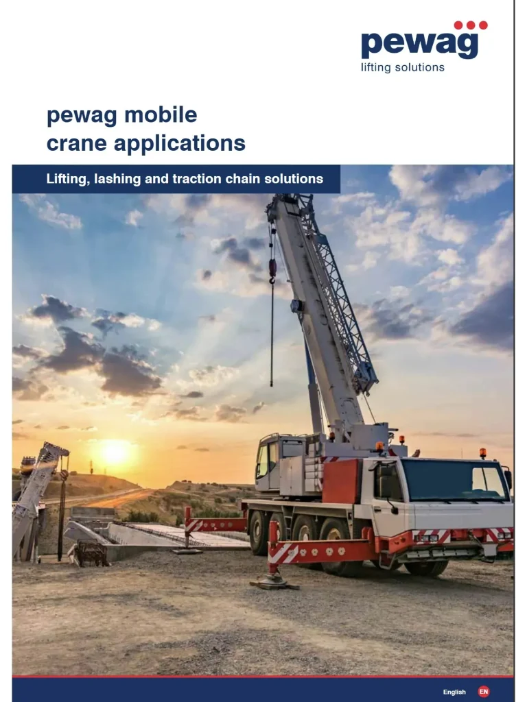 pewag mobile crane applications