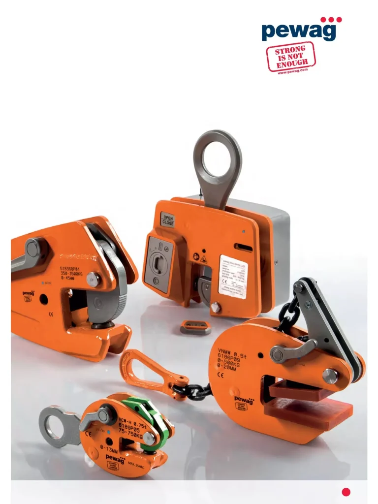pewag lifting clamps