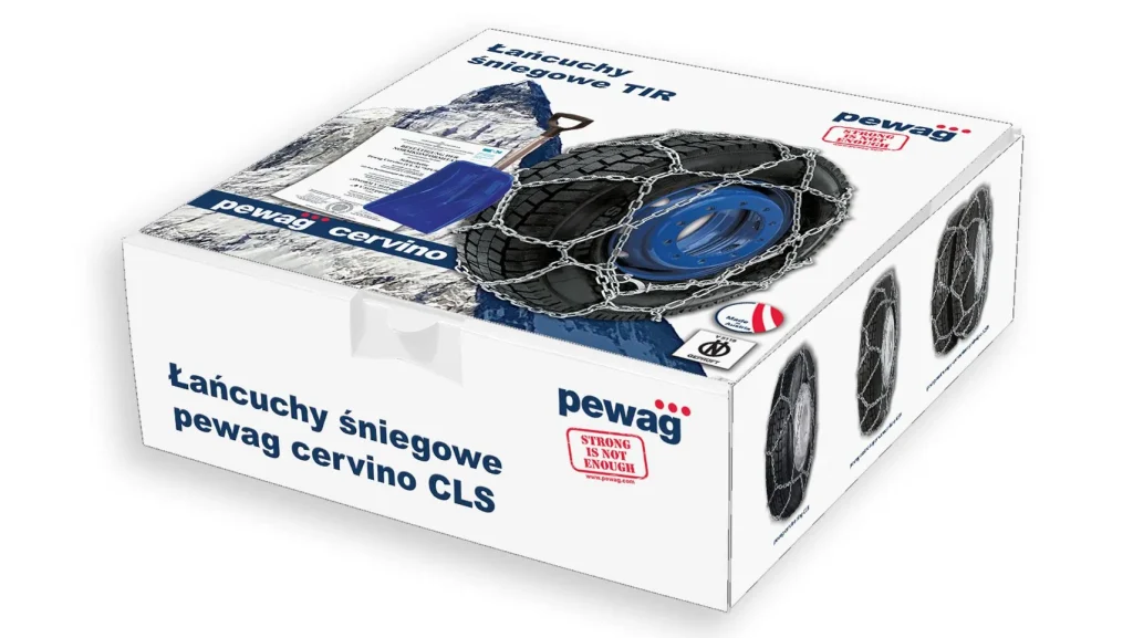 łańcuchy śniegowe do tirów pewag cervino CLS pakiet alpejski